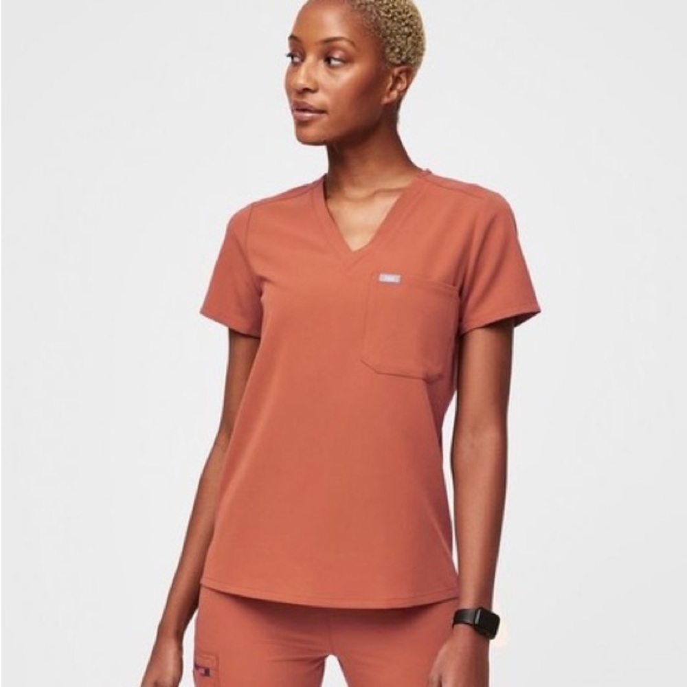 Figs Terracotta Catarina Top